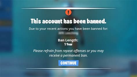 Using any software to get an advantage or an edge over the other players can result in your IP getting banned. . Epic games ban appeal